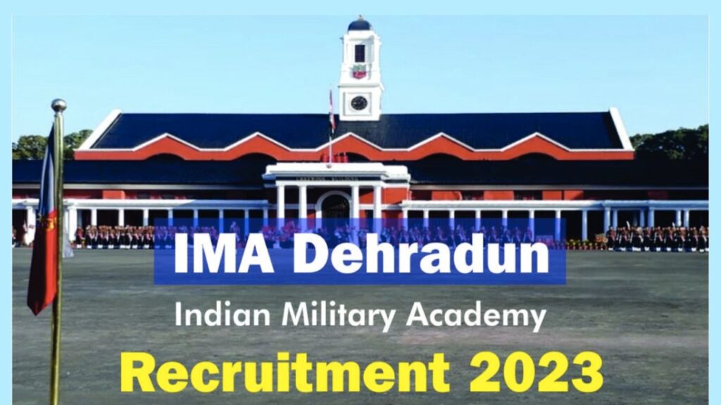 Indian Military Academy Recruitment 2023