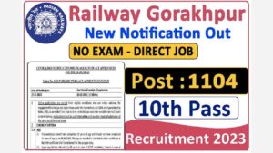 RRC NER Railway Recruitment 2023
