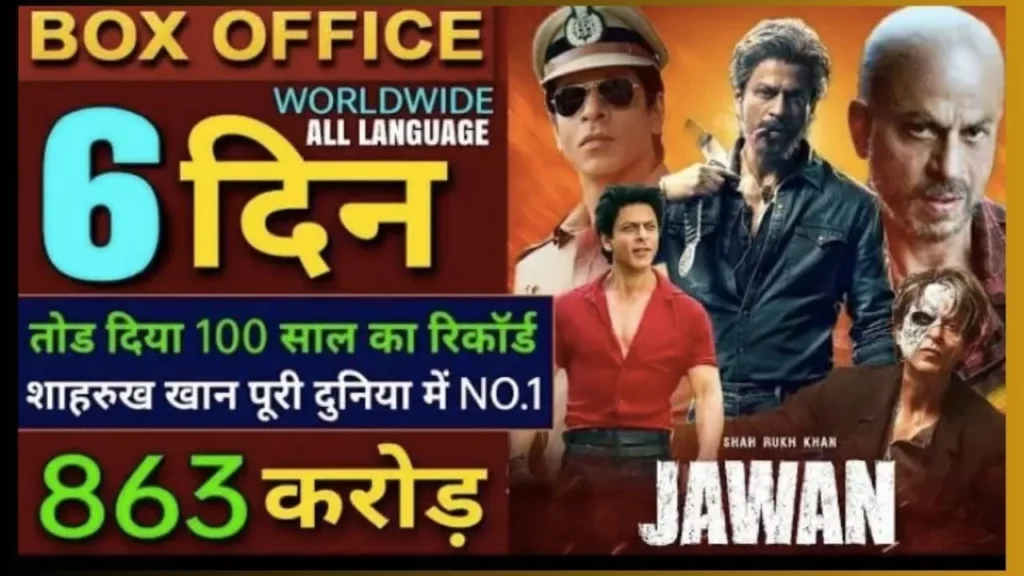 Jawan box office collection day 6