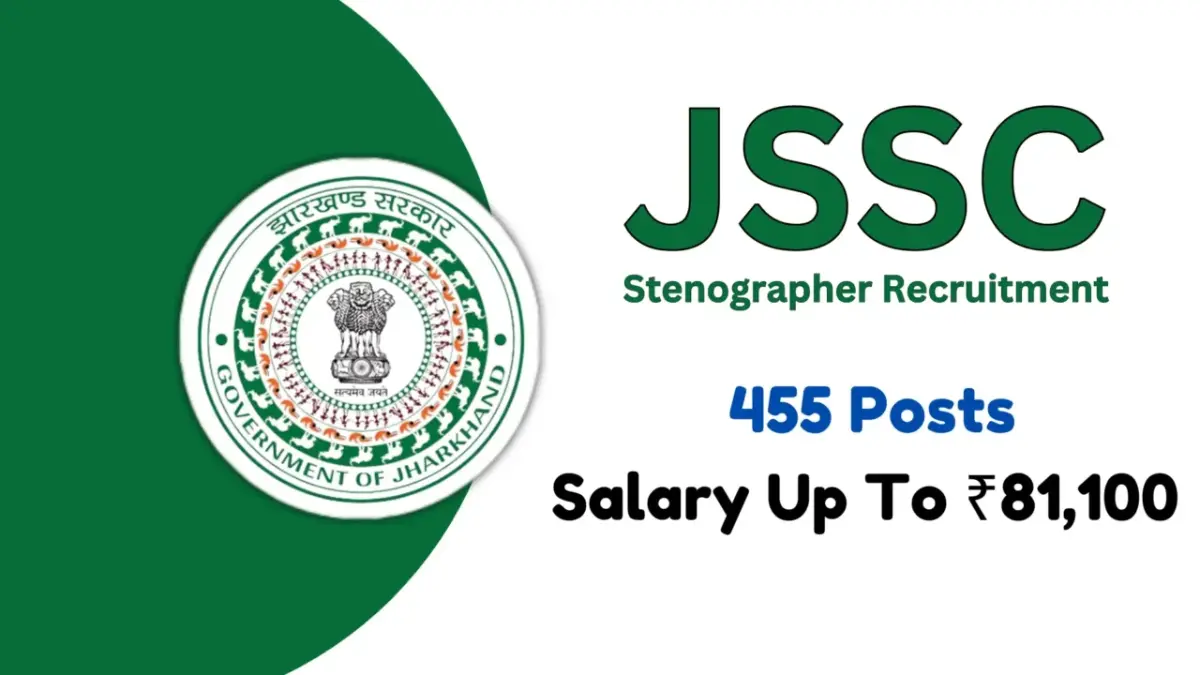 Jharkhand Sachivalaya JSSC JSSCE Stenographer 2024