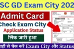 SSC GD Exam City 2025