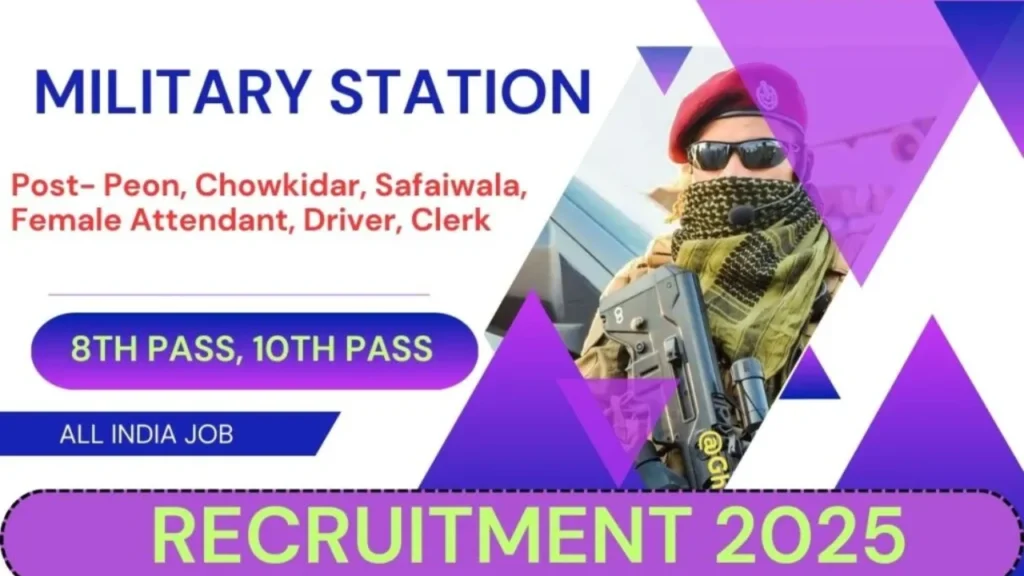 Military Station Gorakhpur Recruitment 2025