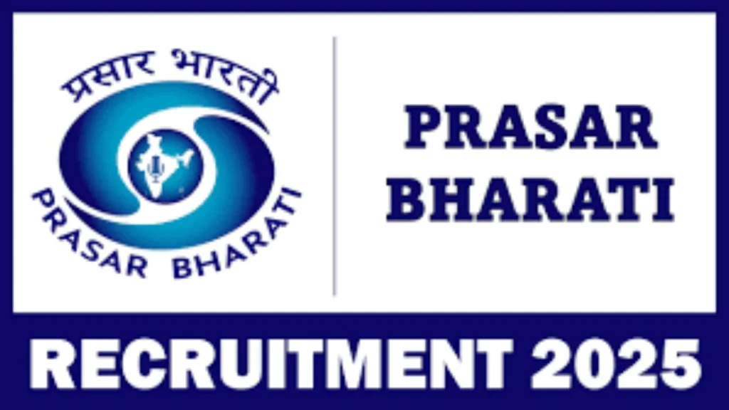 Prasar Bharati Recruitment 2025