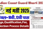 Indian Coast Guard Bharti 2025