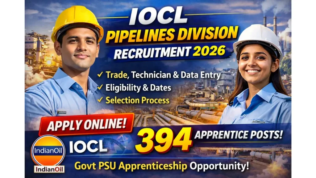 IOCL Pipelines Division Recruitment 2026