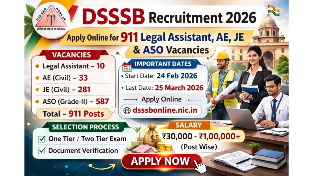DSSSB Recruitment 2026