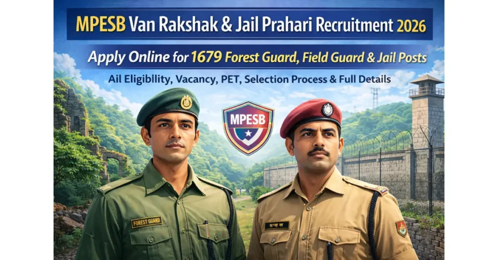 MPESB Van Rakshak and Jail Prahari Recruitment 2026