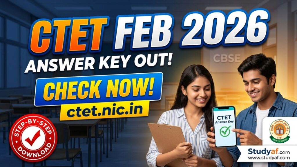 CTET February 2026 Answer Key Released