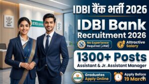 IDBI Bank Recruitment 2026