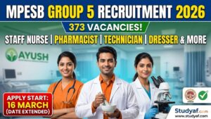 MPESB Group 5 Paramedical Staff Recruitment 2026