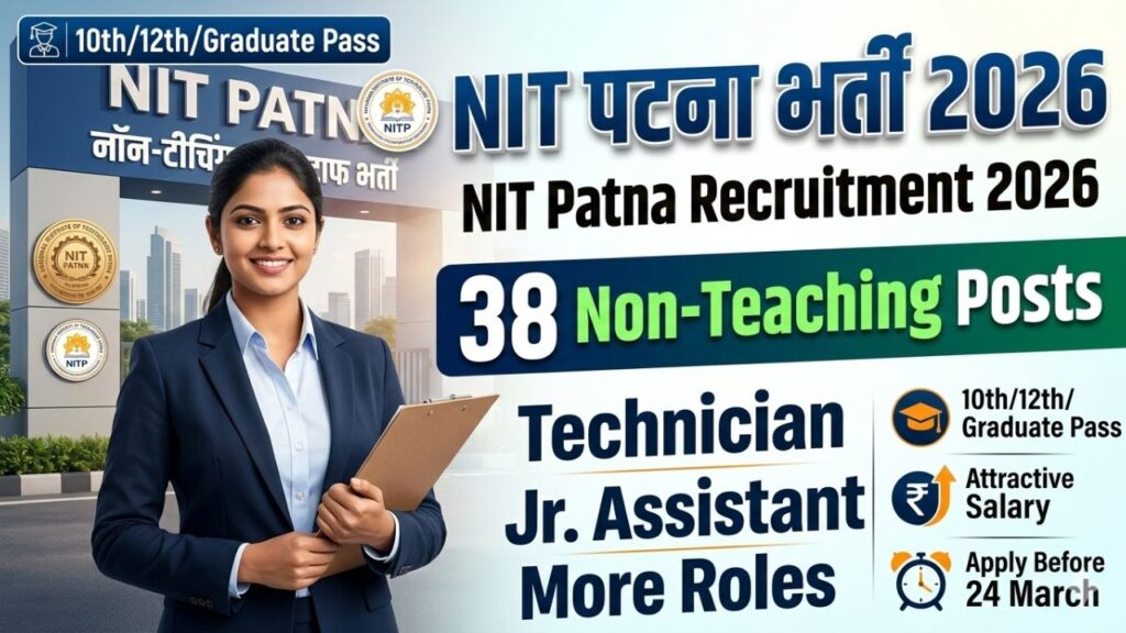 NIT Patna Non Teaching Recruitment 2026