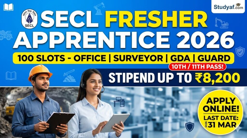 SECL Apprentice Recruitment 2026