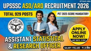 UPSSSC ASO/ARO Recruitment 2026