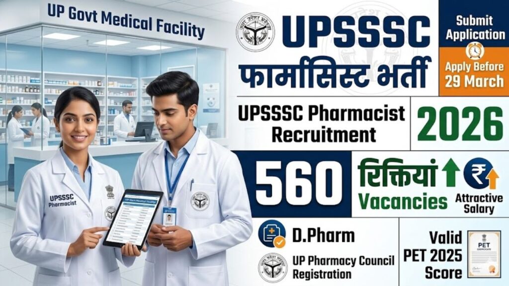 UPSSSC Pharmacist Recruitment 2026