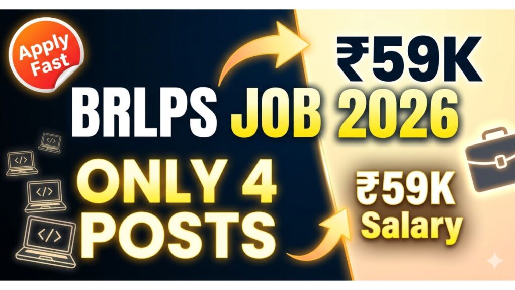BRLPS Programmer & App Developer Recruitment 2026