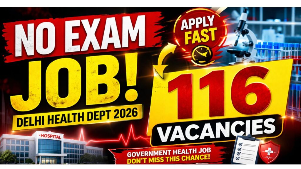 Delhi State Health Mission Recruitment 2026