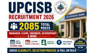 UPCISB Recruitment 2026