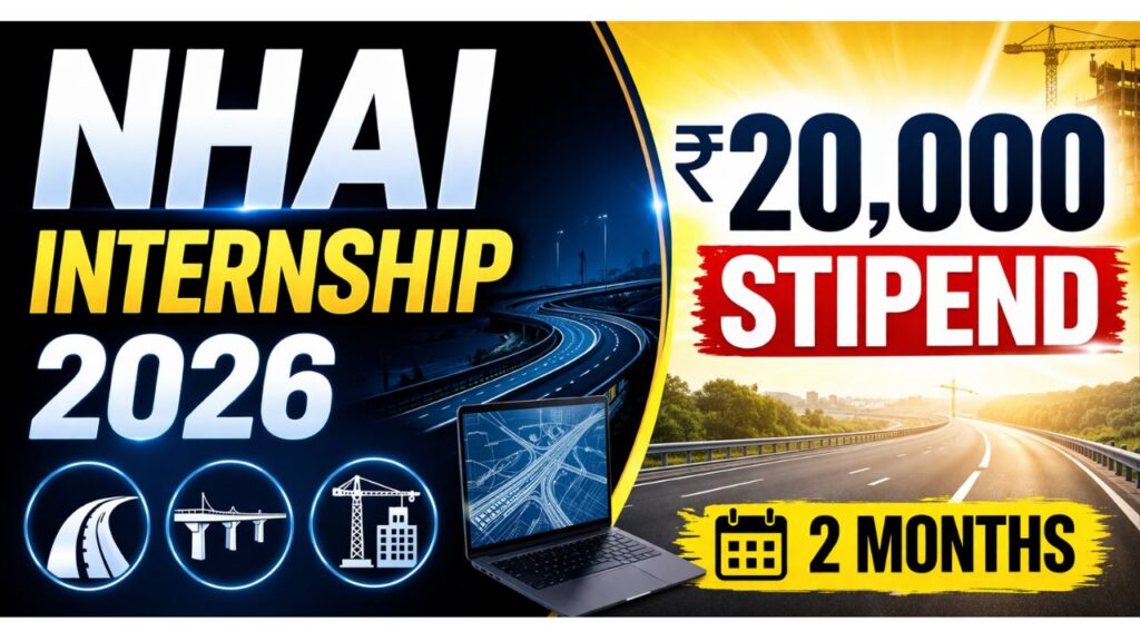 NHAI Summer Internship 2026