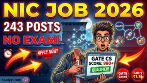 NIC Scientist-B Recruitment 2026