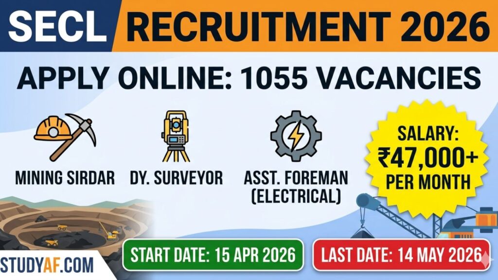 SECL Recruitment 2026