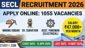SECL Recruitment 2026